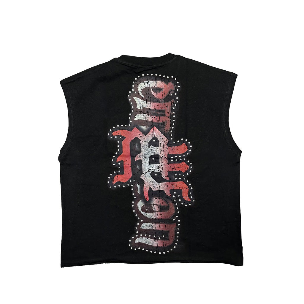 Mixed Emotional Angel Sleeveless Shirt