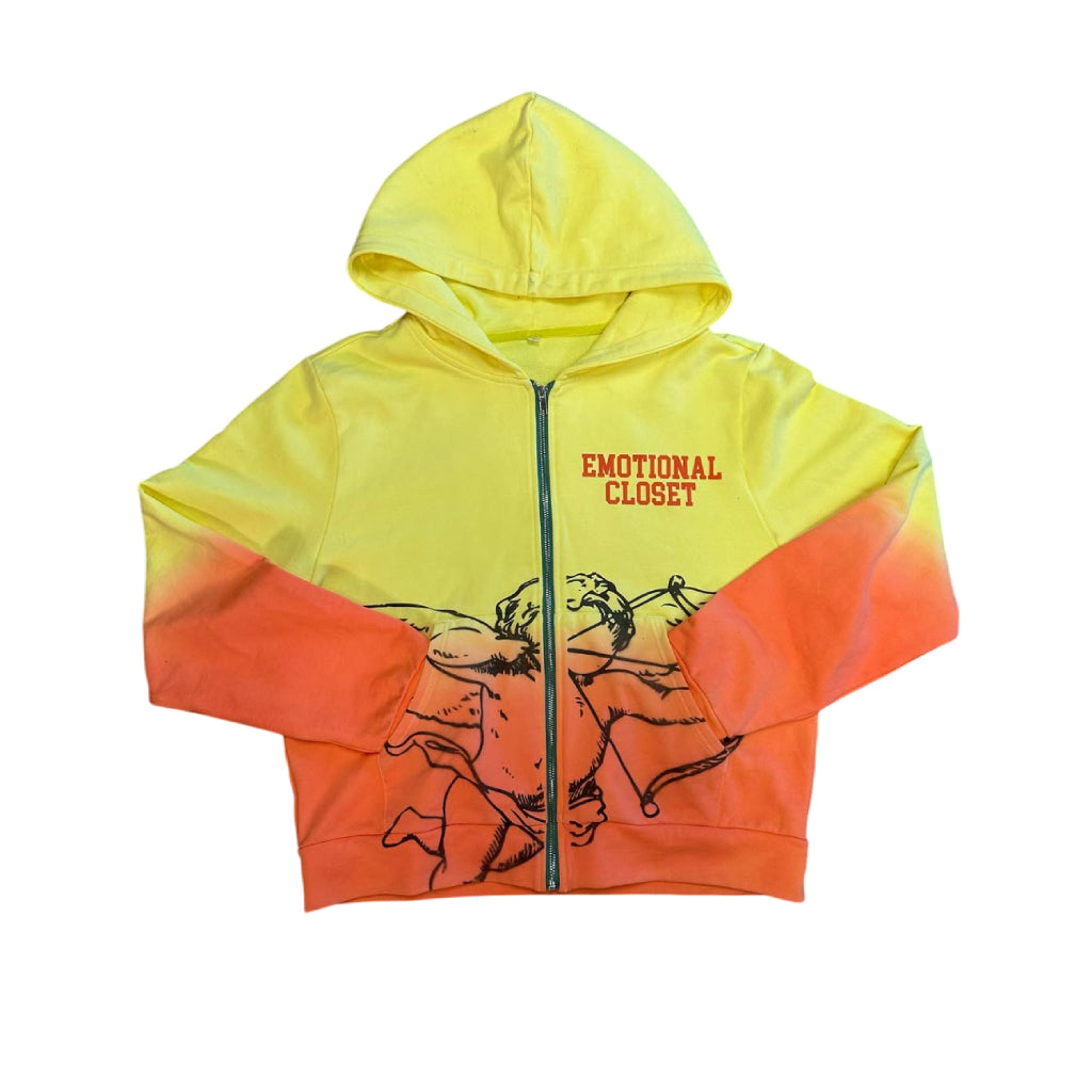 Mixed Emotional Brand Closet Ombre Hoodie