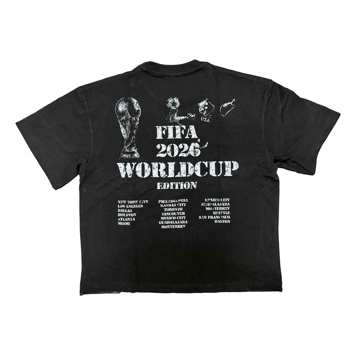 Mixed Emotional Brand World Cup Black Shirt