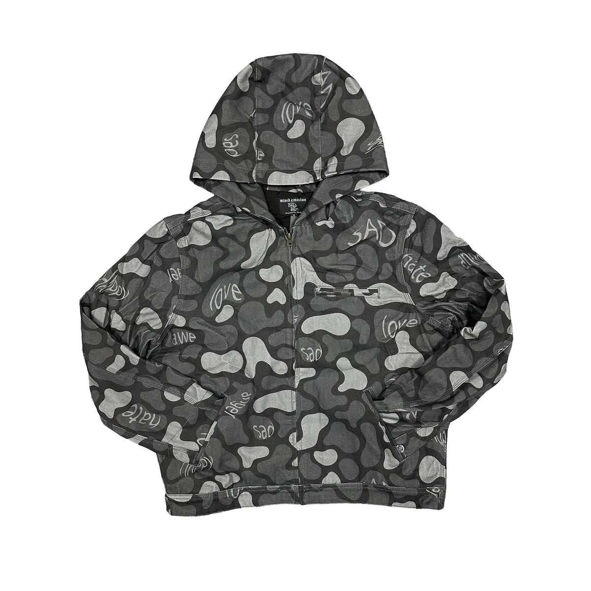 Mixed Emotional Carpenter Black Hoodie