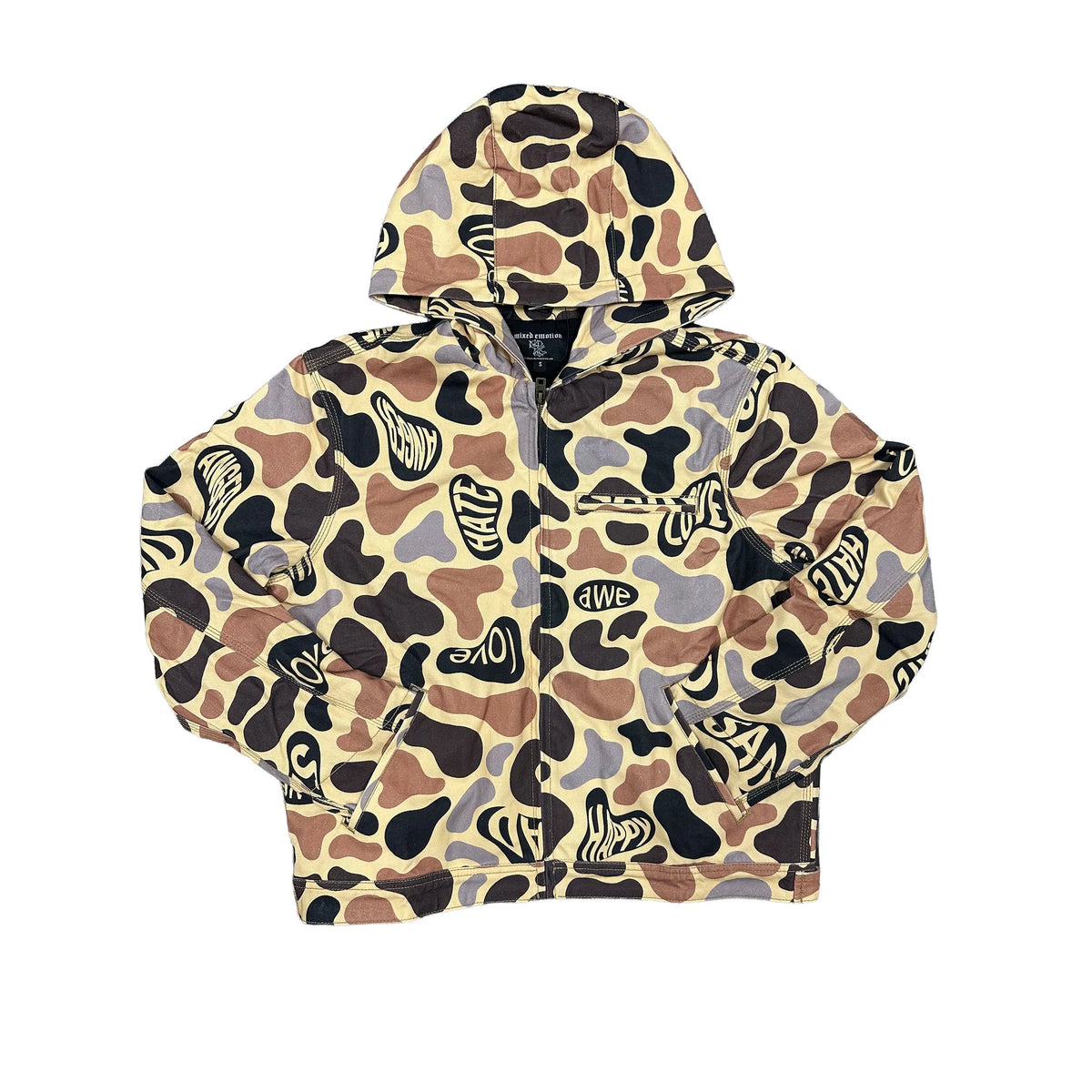 Mixed Emotional Carpenter Cream Hoodie