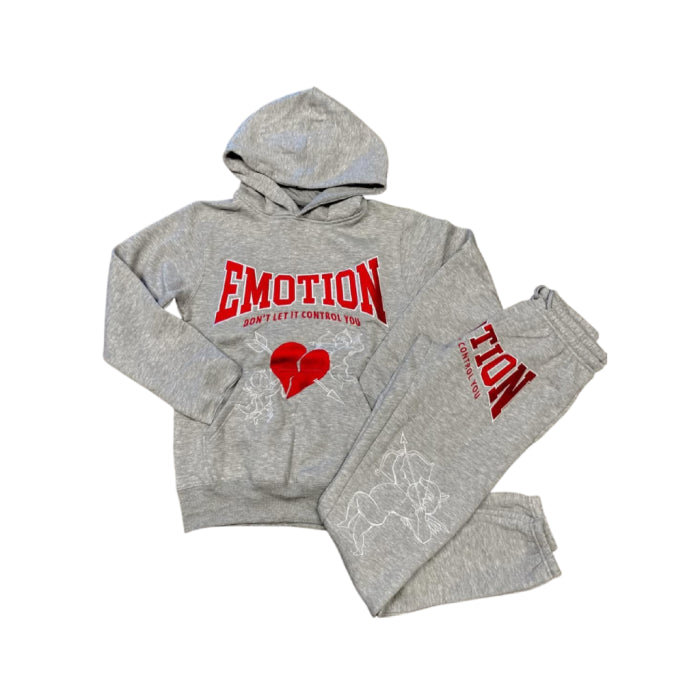 Mixed Emotional Grey Cupid Tracksuit