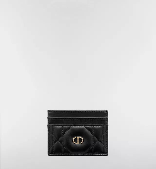 Tarjetero Dior Caro Freesia con cristales