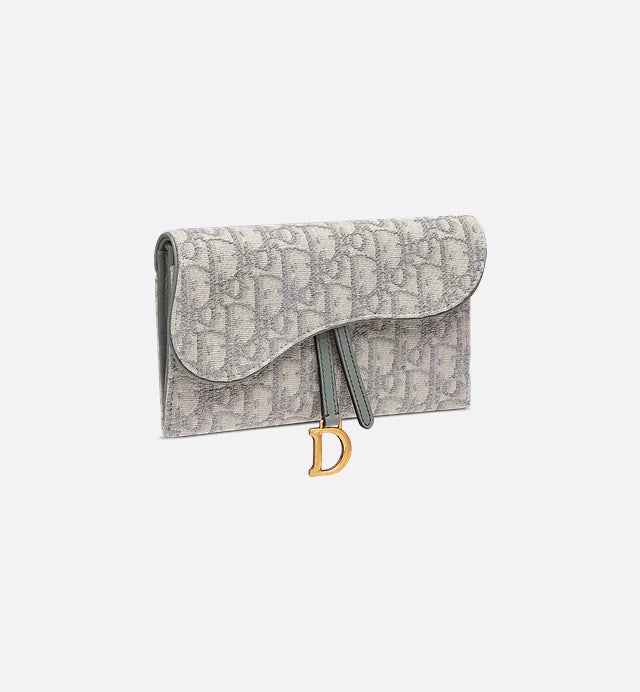 Bolso de mano Dior pequeño Saddle con cadena