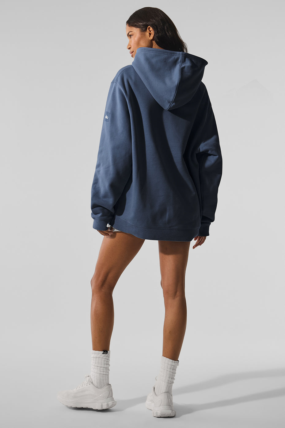 Alo Yoga Renown Heavy Weight Hoodie - Bluestone - imagen 4