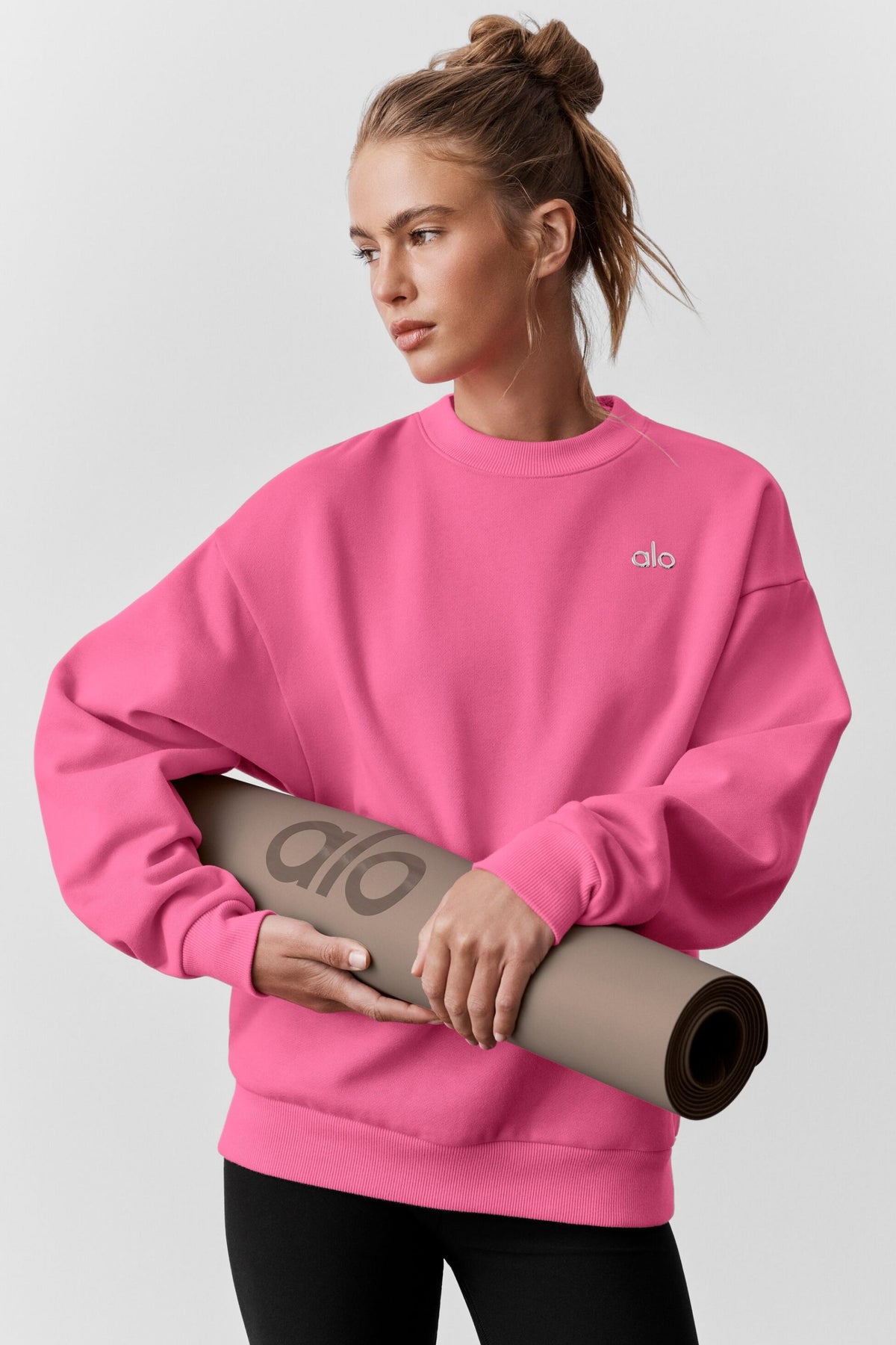 Alo Yoga Accolade Crew Neck Pullover - Paradise Pink - imagen 5