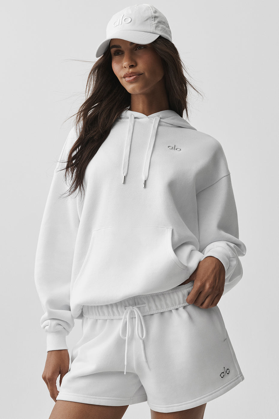 Alo Yoga Accolade Hoodie - White - imagen 1