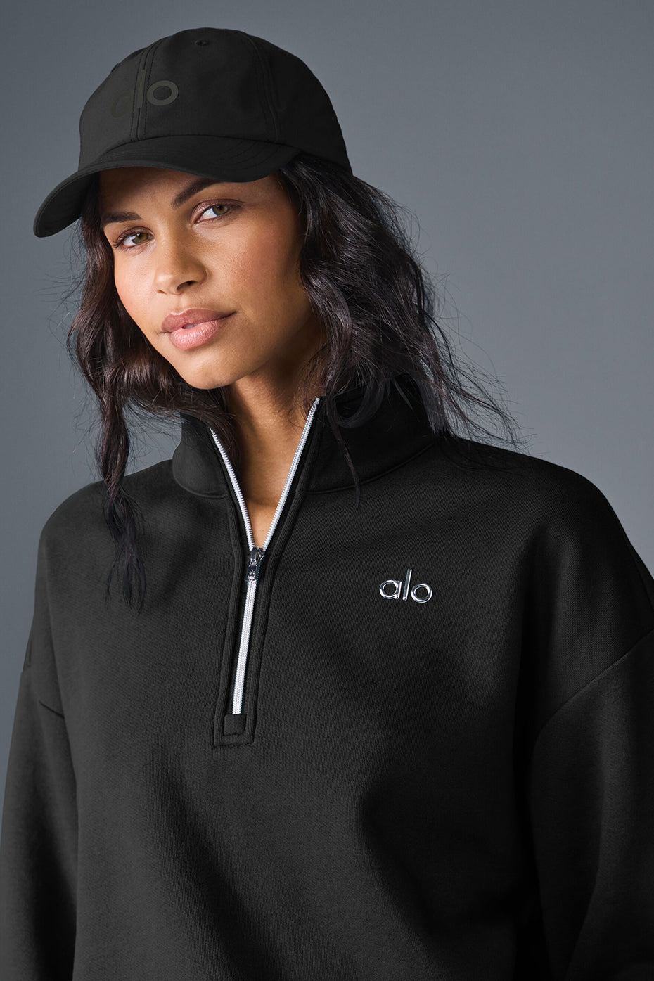 Alo Yoga Accolade 1/4 Zip Pullover - Black - imagen 3
