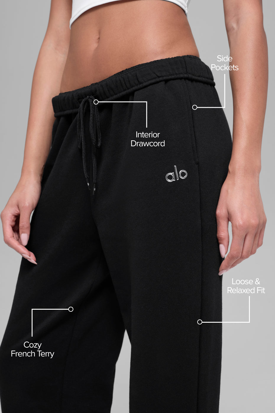 Alo Yoga Accolade Sweatpant - Black - imagen 2