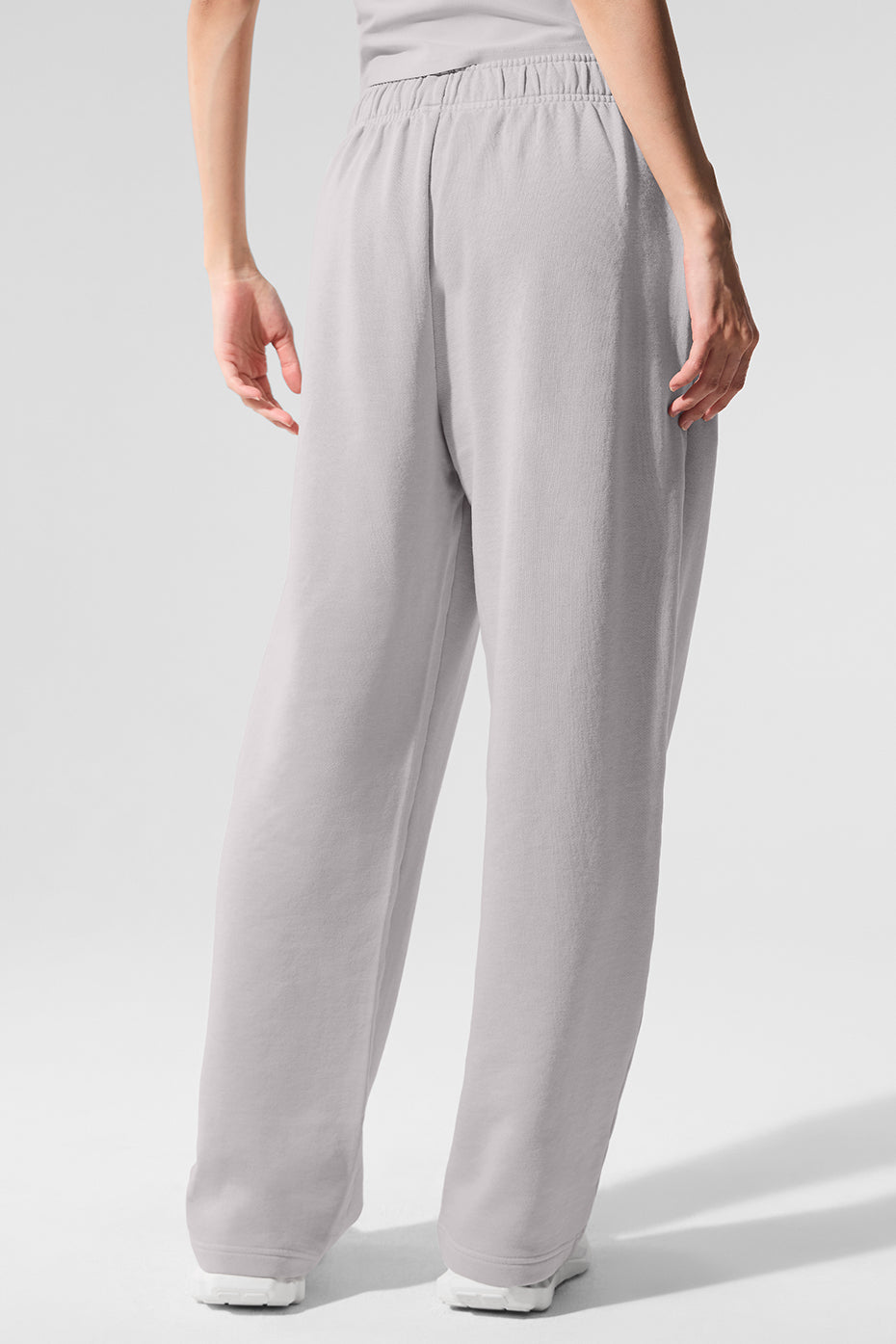 Alo Yoga Washed Accolade Straight Leg Sweatpant - Grey Sky Wash - imagen 3