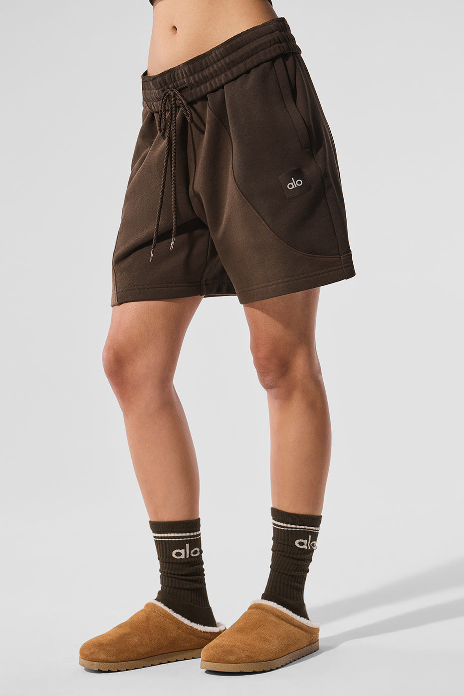 Alo Yoga 7" Make Waves Short - Espresso Tonal - imagen 3