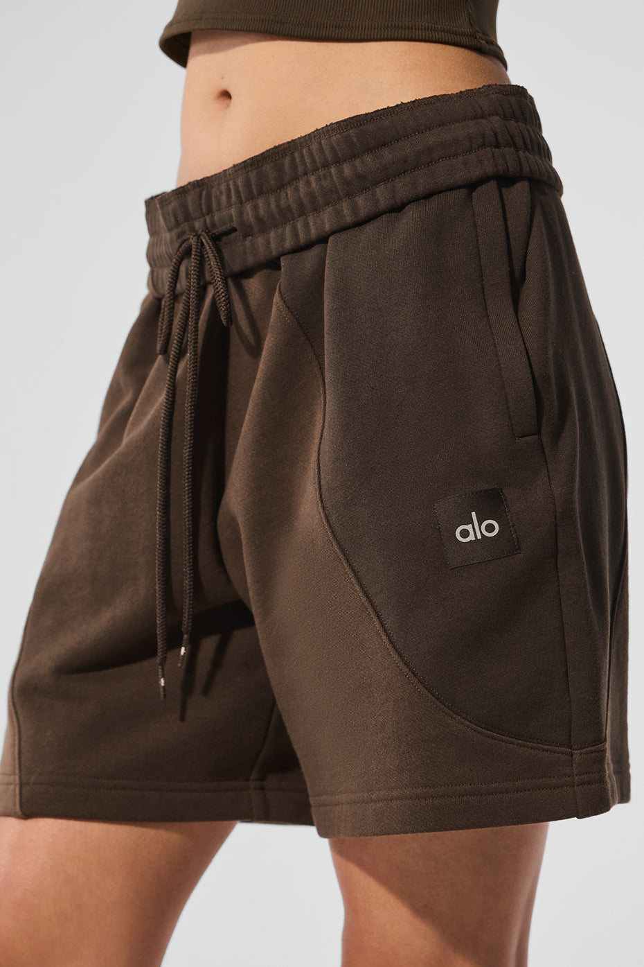 Alo Yoga 7" Make Waves Short - Espresso Tonal - imagen 4