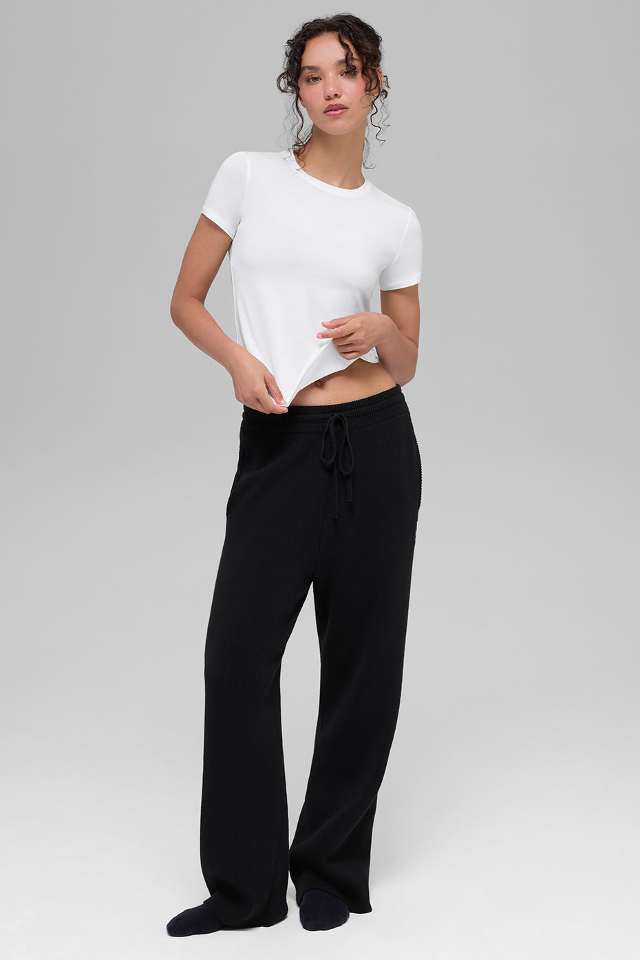 Alo Yoga All Day Short Sleeve - White - imagen 6