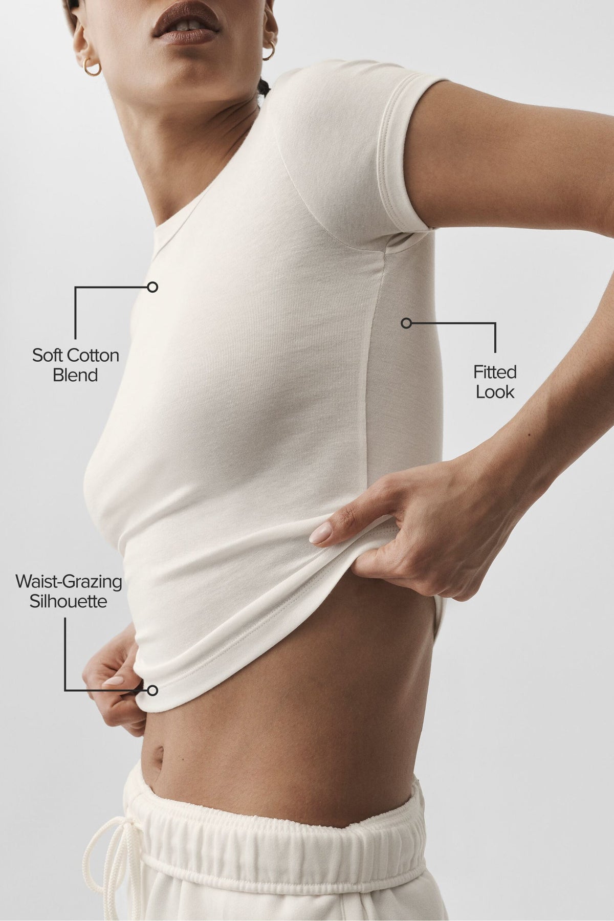 Alo Yoga Timeless Tee - Ivory - imagen 2