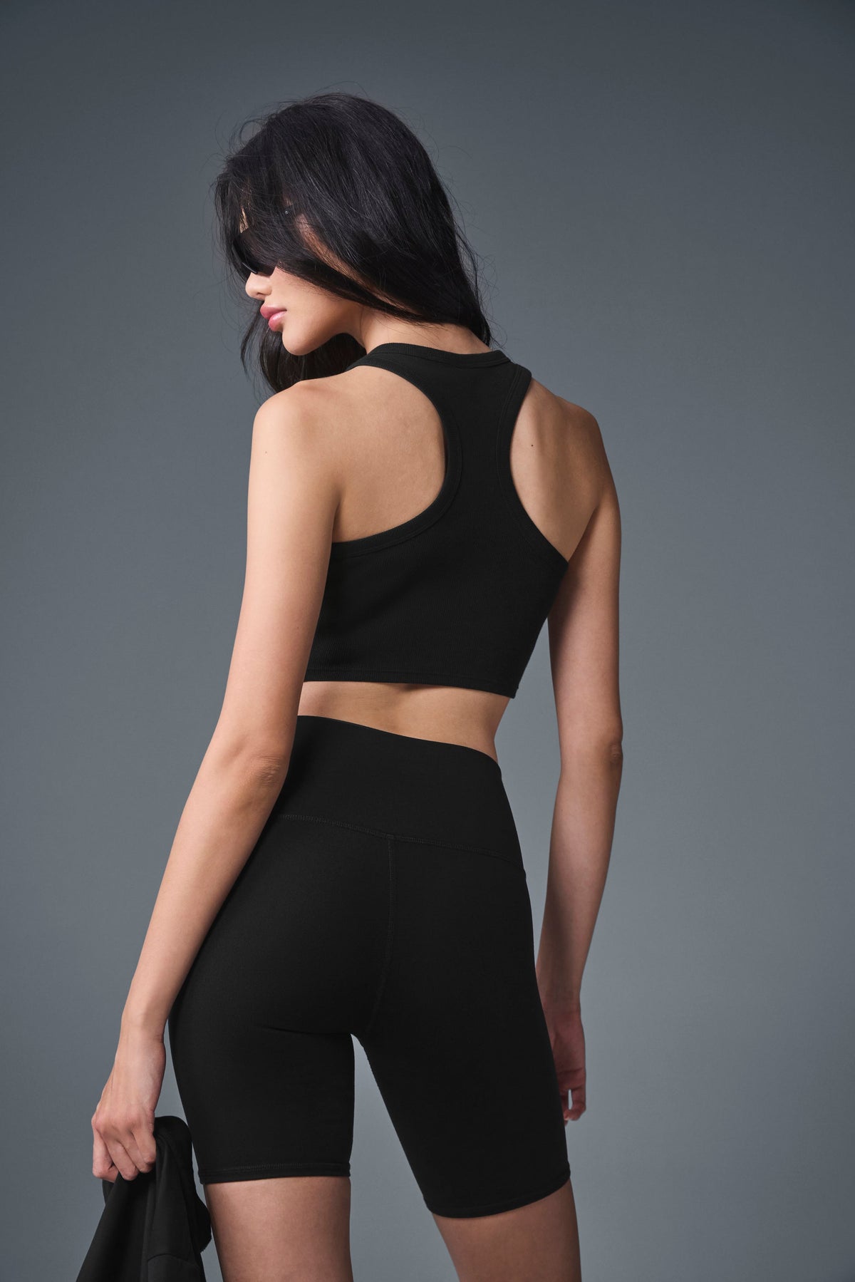 Alo Yoga Aspire Tank - Black/White - imagen 2