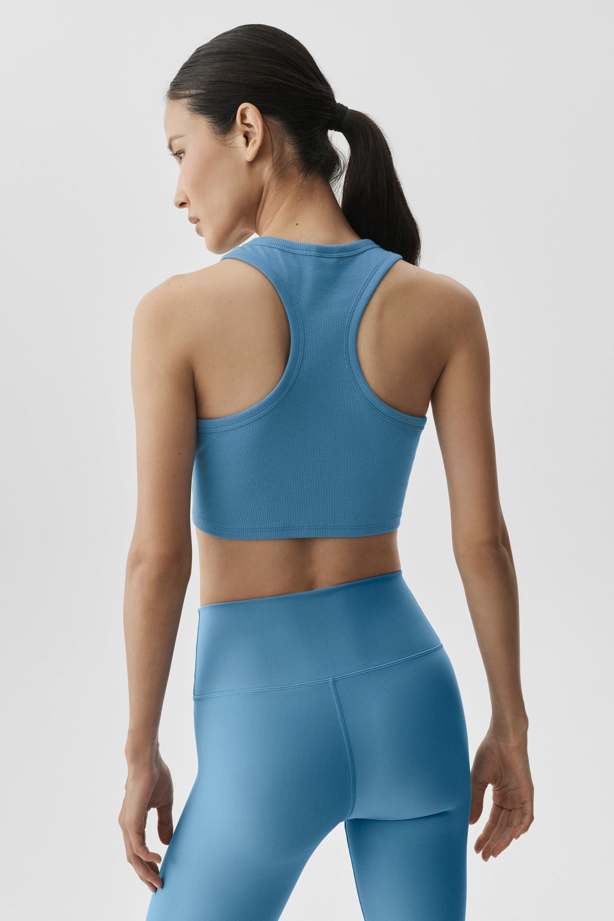 Alo Yoga Aspire Tank - California Blue/White - imagen 2