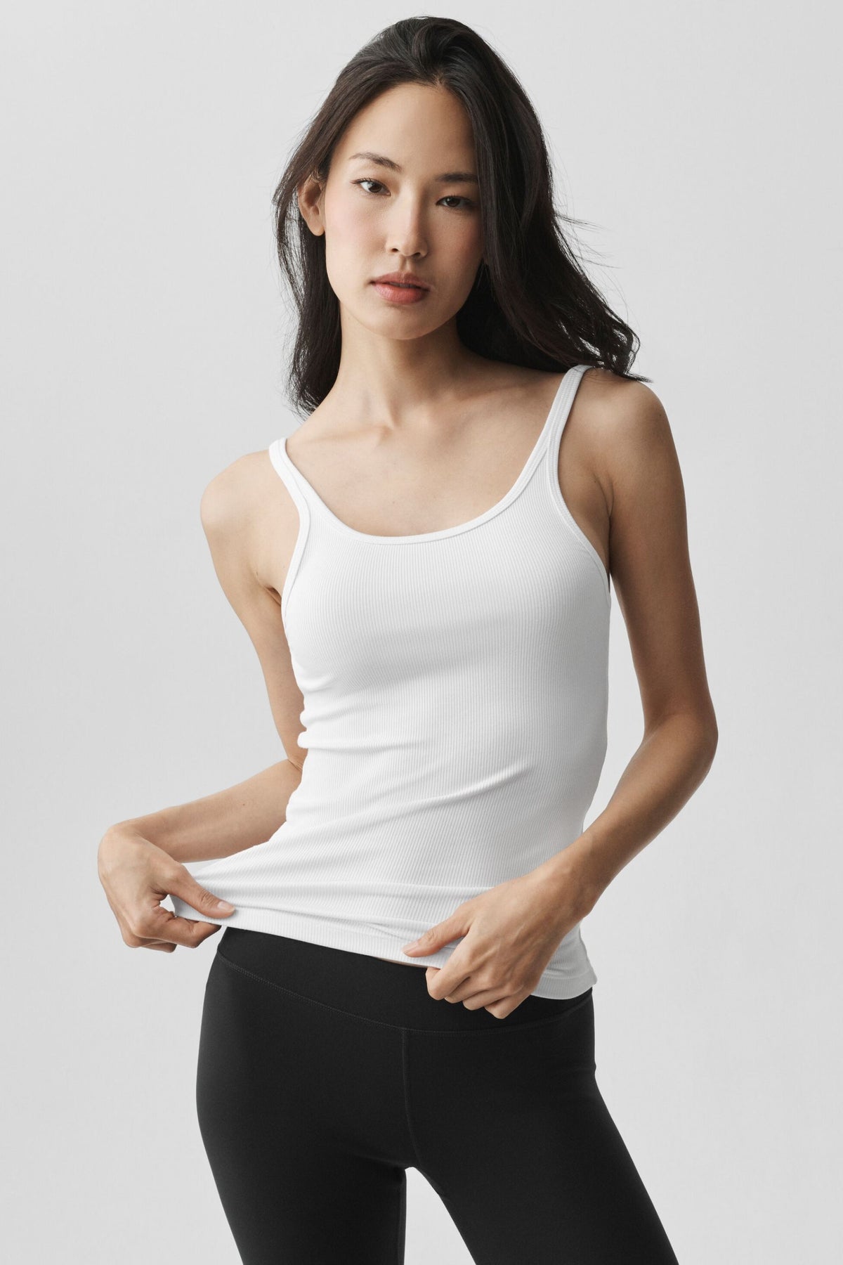 Alo Yoga Ribbed Adore Tank - White - imagen 3