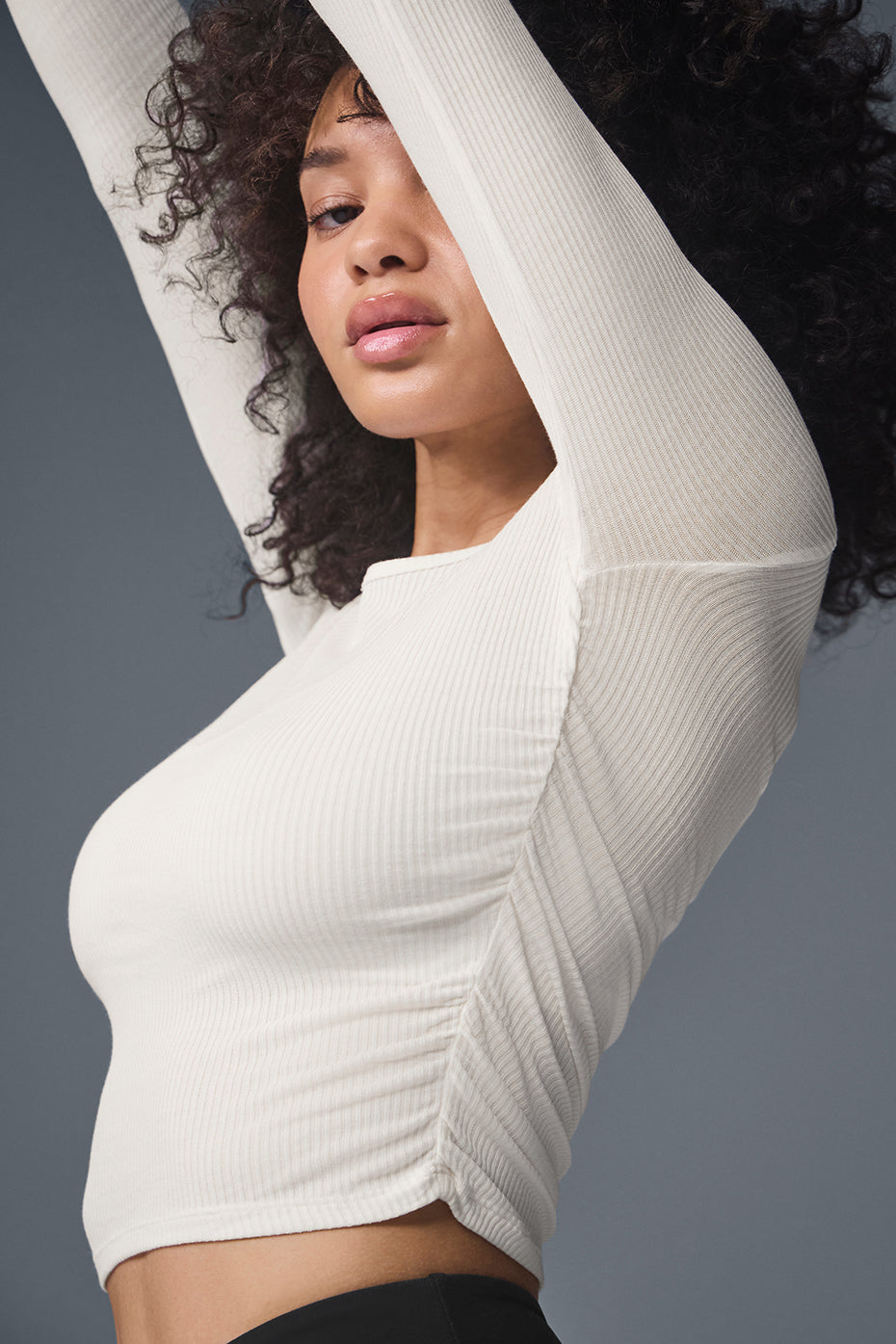 Alo Yoga Gather Long Sleeve - Ivory - imagen 2