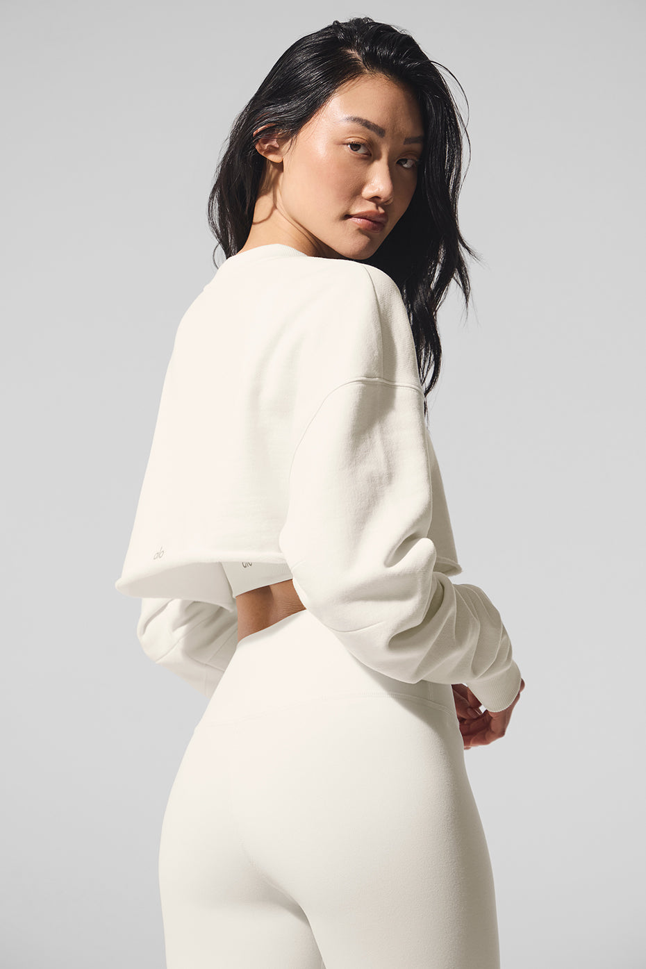Alo Yoga Extreme Cropped Pullover - Ivory - imagen 2