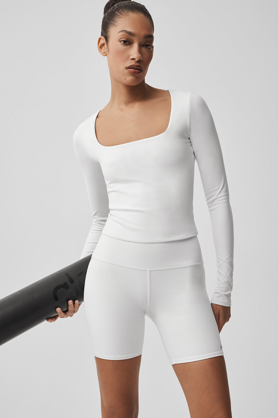 Alo Yoga ALO Softsculpt Precision Long Sleeve - White - imagen 3