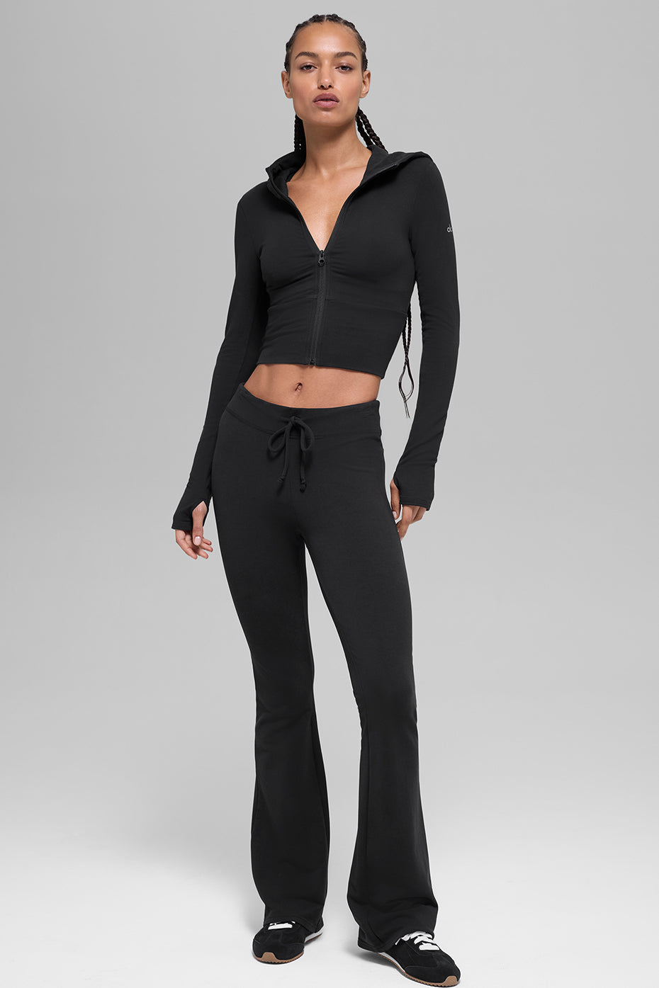 Alo Yoga Sway Full Zip Hoodie - Black - imagen 6