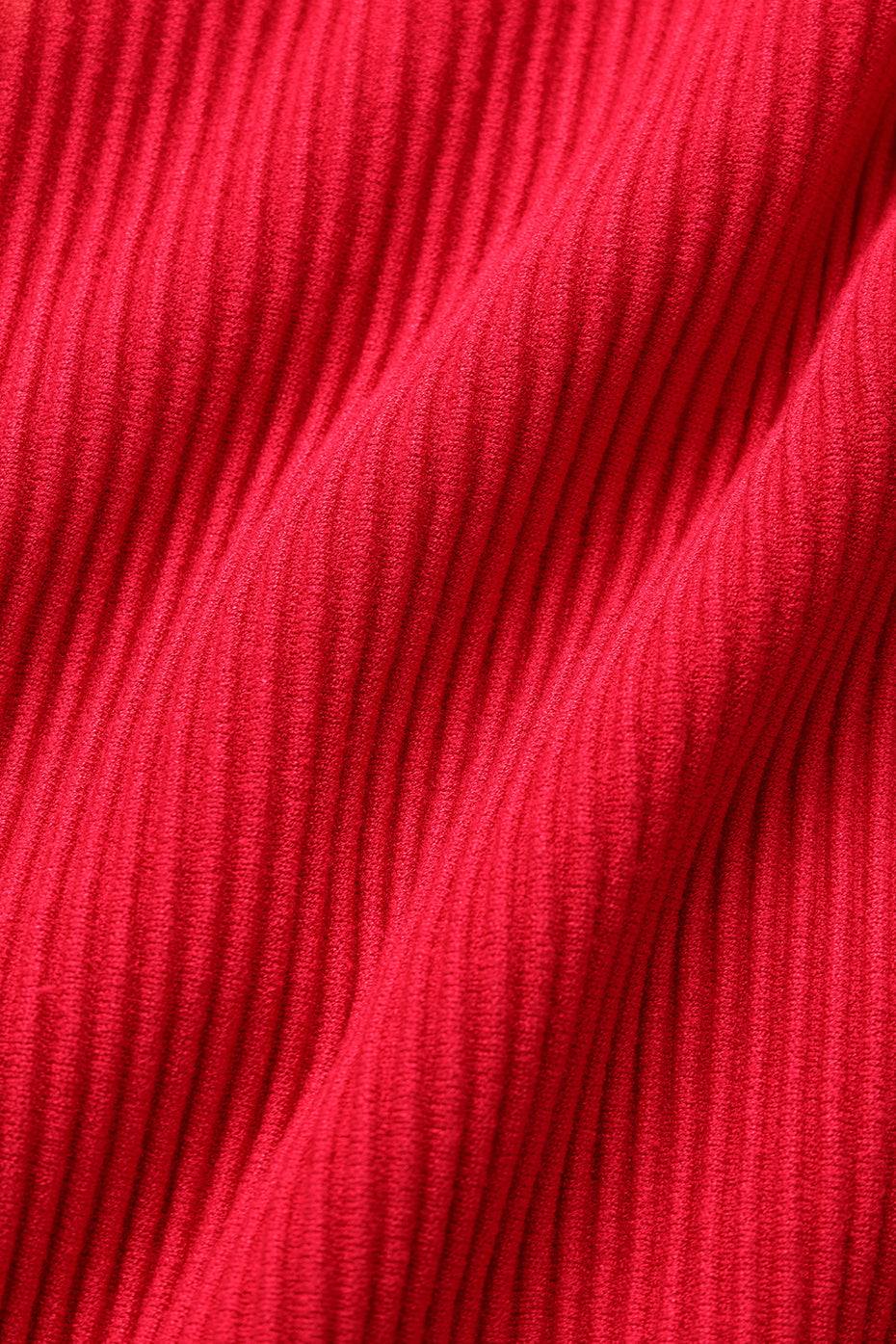 Alo Yoga Denim Knit Backless Long Sleeve - Bright Red - imagen 5