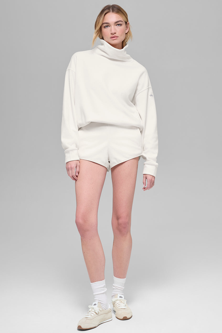 Alo Yoga Polar Fleece Hazy Pullover - Ivory - imagen 5