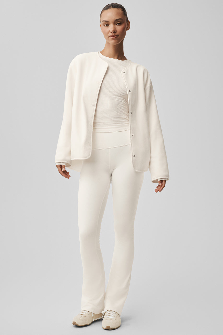 Alo Yoga Polar Fleece Take Note Jacket - Ivory - imagen 6