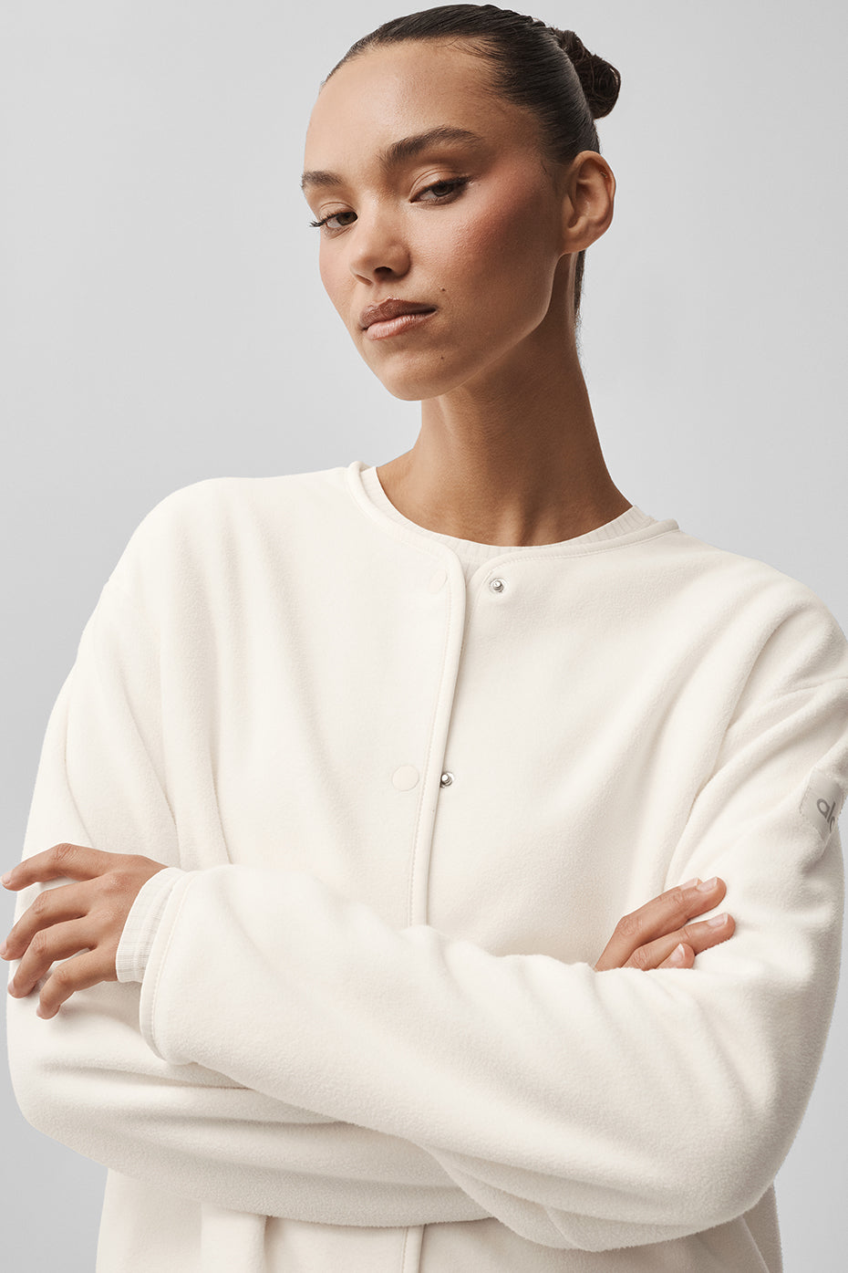 Alo Yoga Polar Fleece Take Note Jacket - Ivory - imagen 3