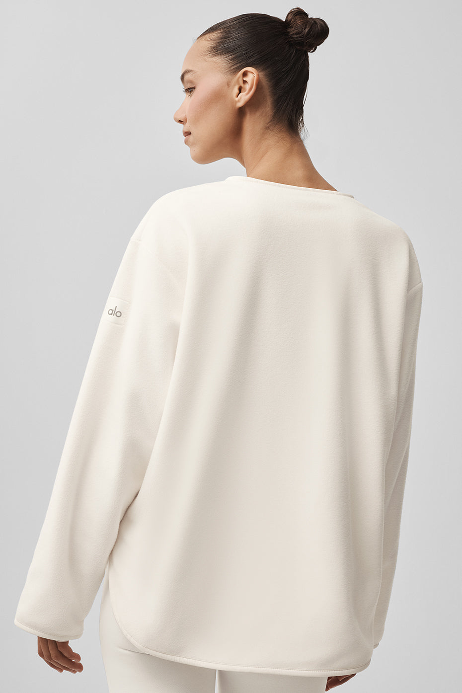 Alo Yoga Polar Fleece Take Note Jacket - Ivory - imagen 4