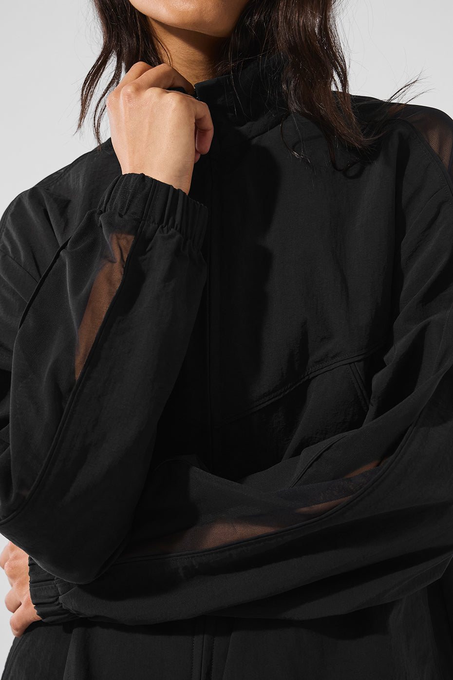 Alo Yoga Origin Full-Zip Track Jacket - Black - imagen 4