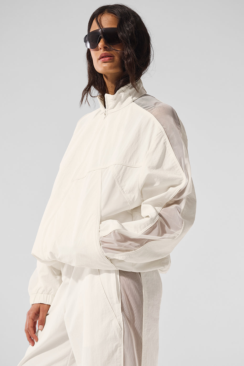 Alo Yoga Origin Full-Zip Track Jacket - Ivory - imagen 1