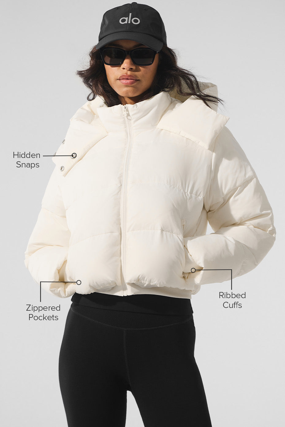Alo Yoga Foxy Puffer Jacket - Ivory - imagen 2
