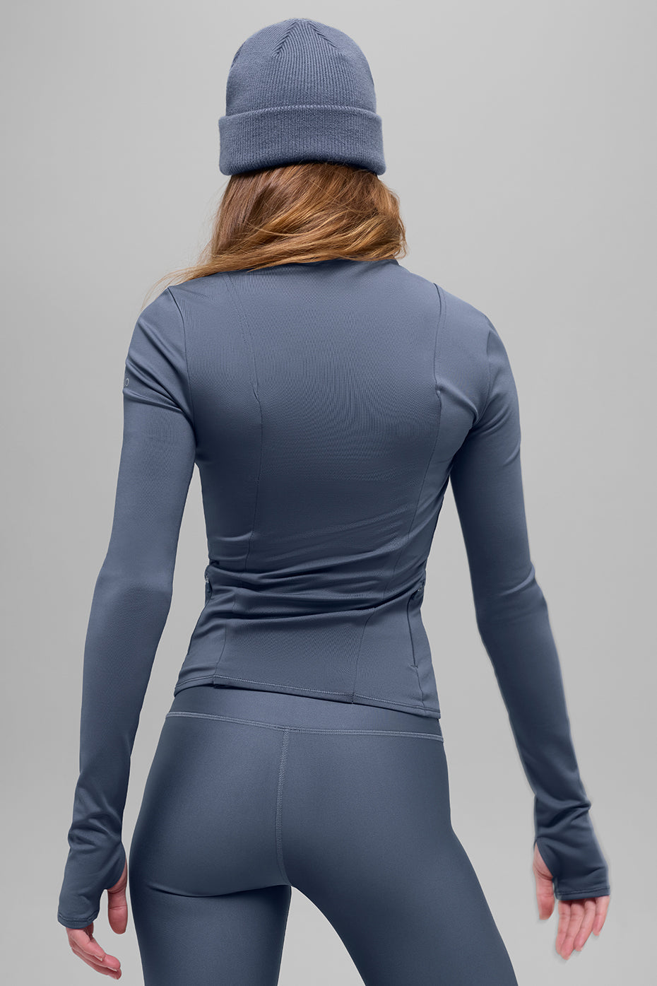 Alo Yoga Airlift Winter Warm Radiant Full-Zip Jacket - Bluestone - imagen 3