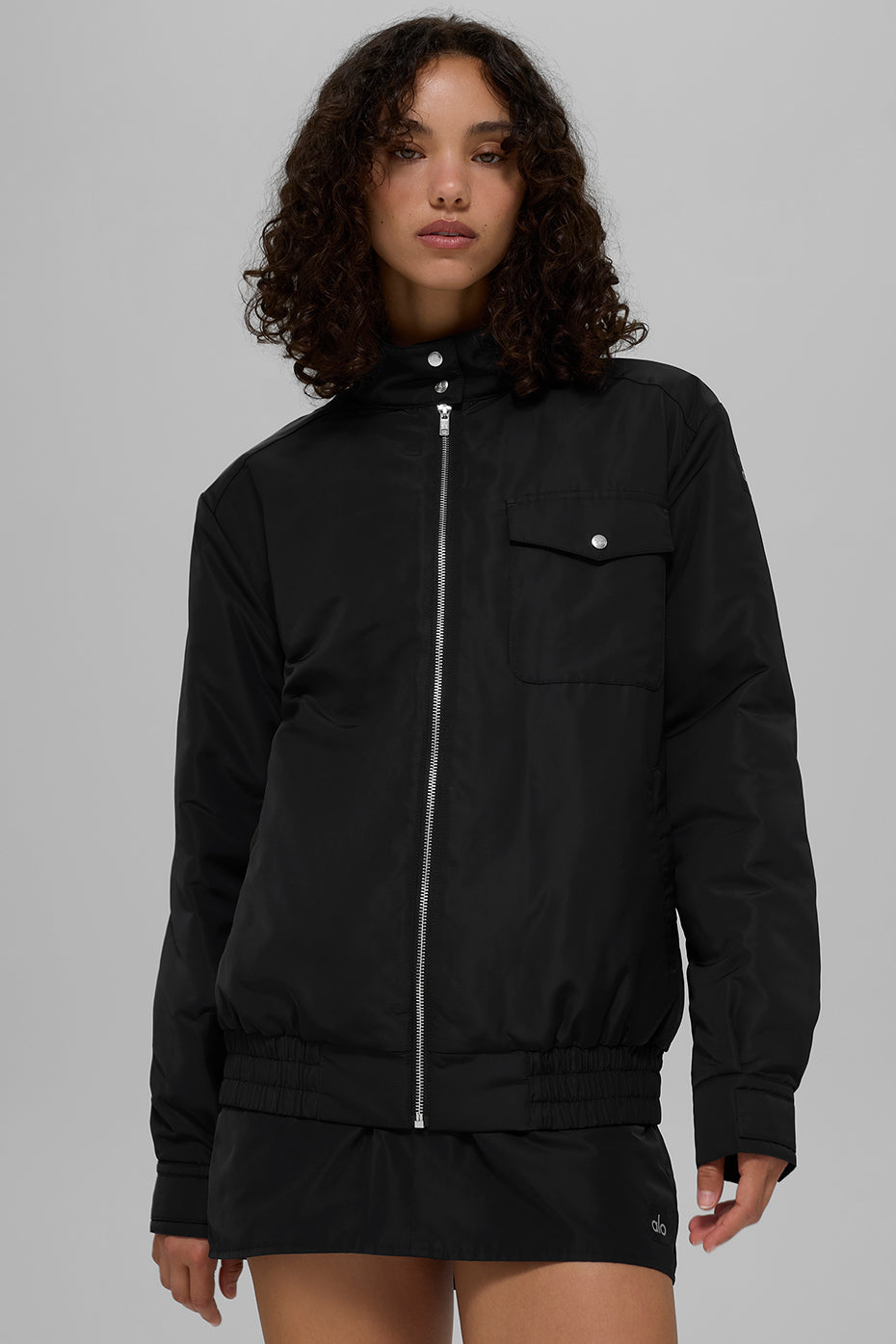 Alo Yoga Work It Bomber - Black - imagen 1