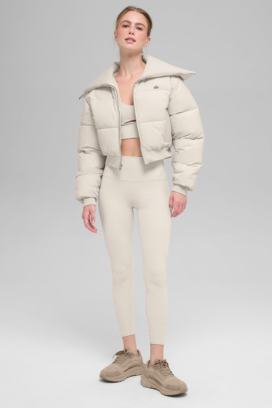 Alo Yoga Captivate Puffer - Bone - imagen 5