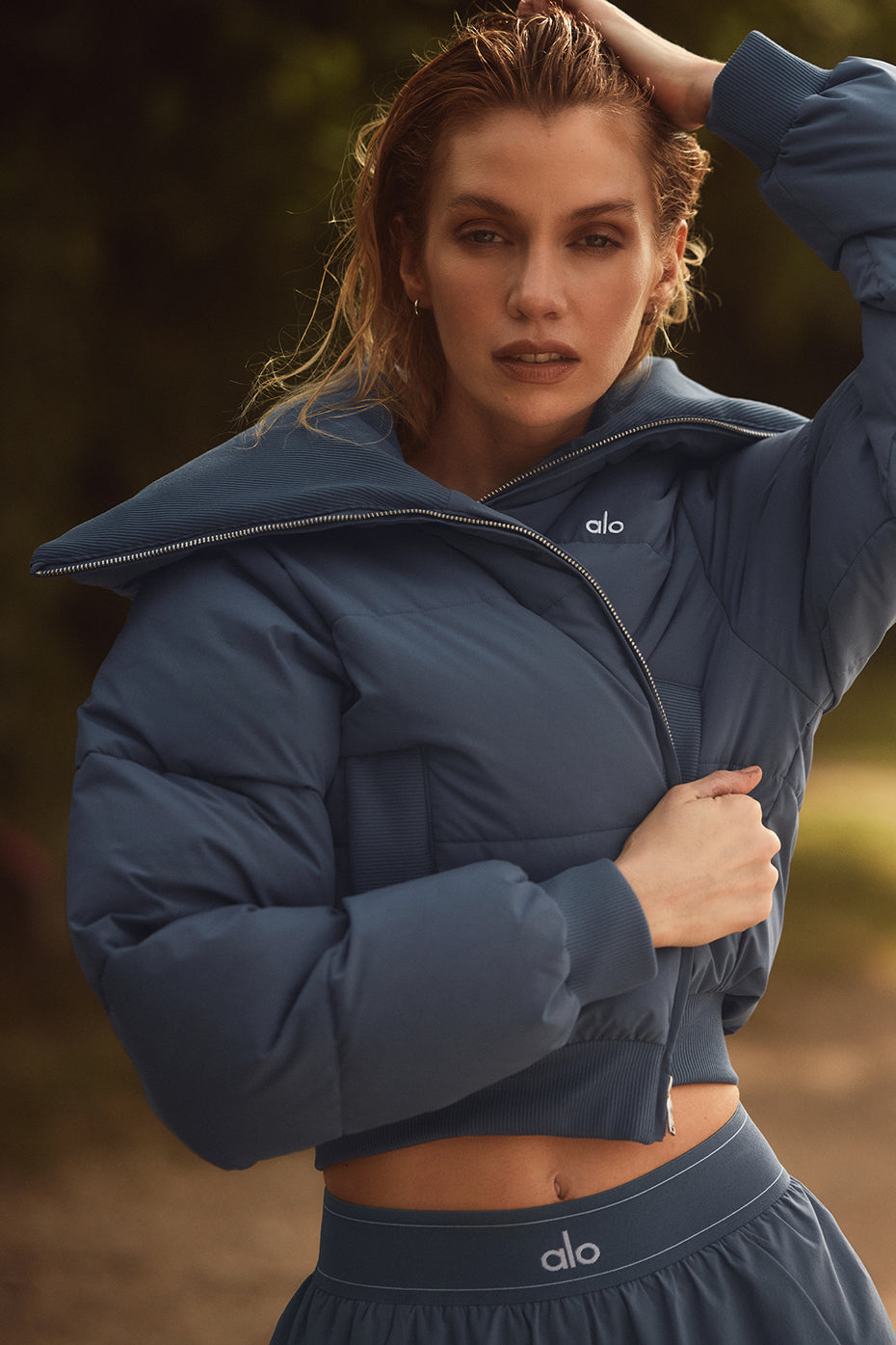 Alo Yoga Captivate Puffer - Bluestone - imagen 1