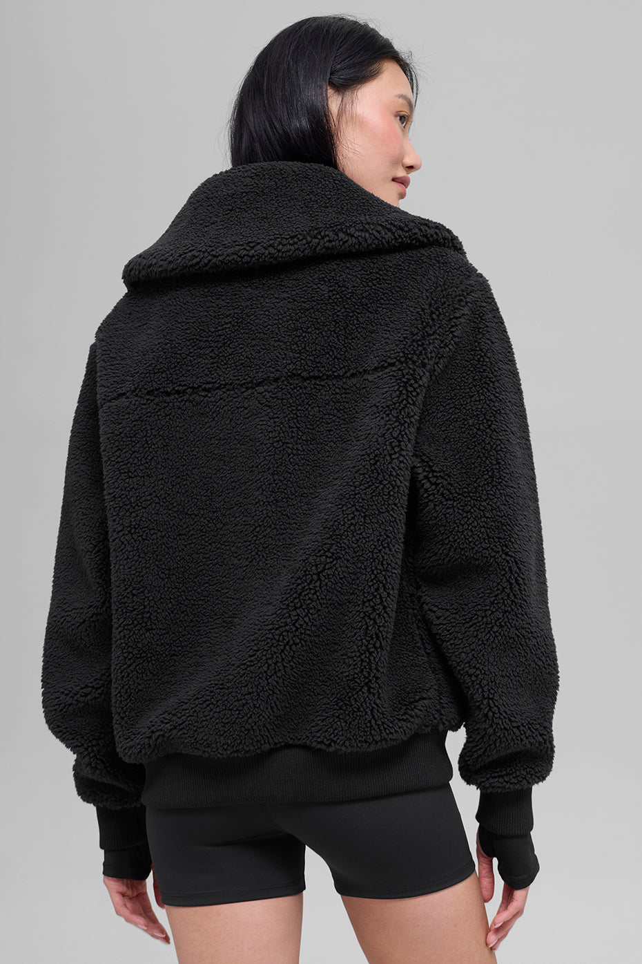 Alo Yoga Sherpa Downtown Jacket - Black - imagen 2