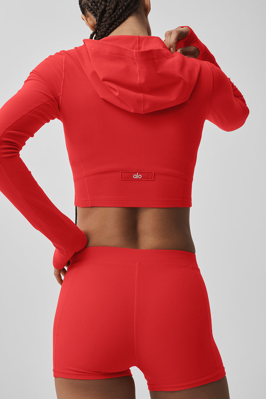 Alo Yoga Alosoft Sincere Fitted Jacket - Bright Red - imagen 3