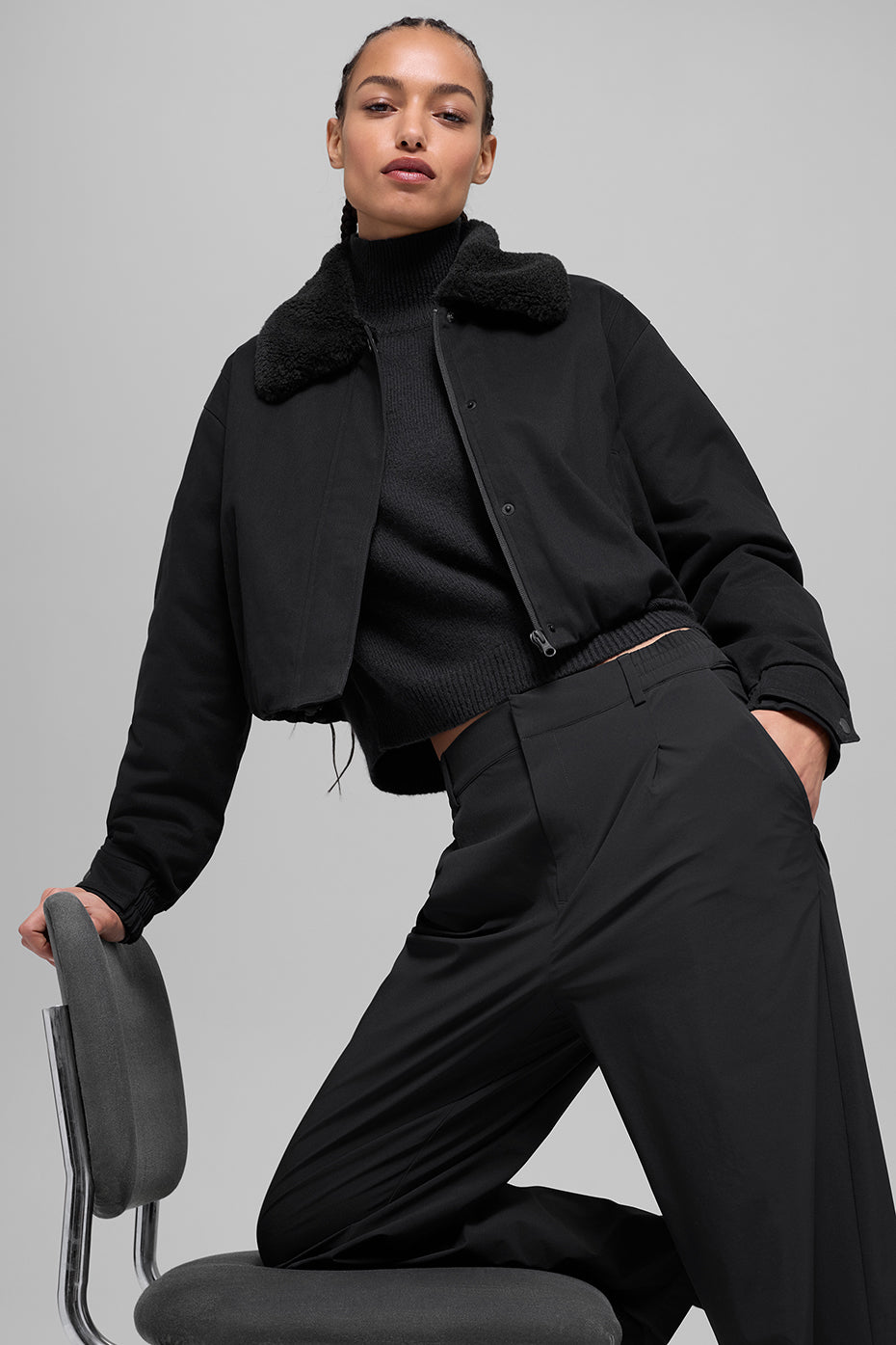 Alo Yoga Navigator Jacket - Black - imagen 4