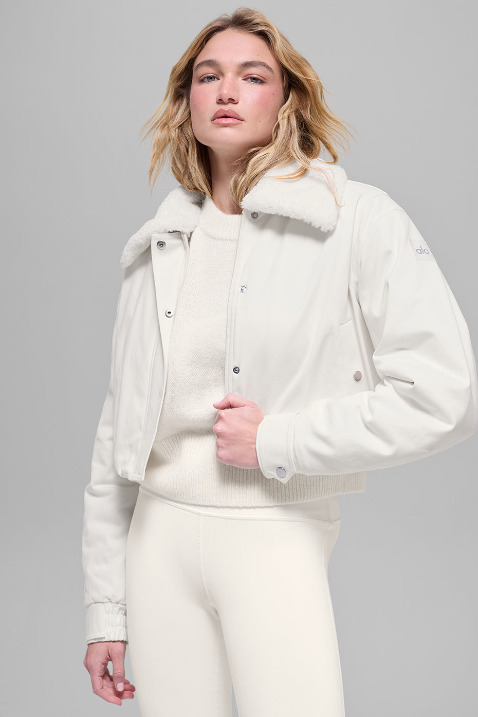 Alo Yoga Navigator Jacket - Ivory - imagen 1