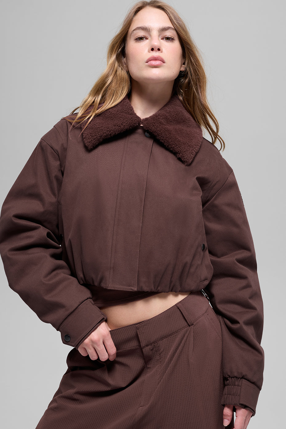 Alo Yoga Navigator Jacket - Brownstone - imagen 1
