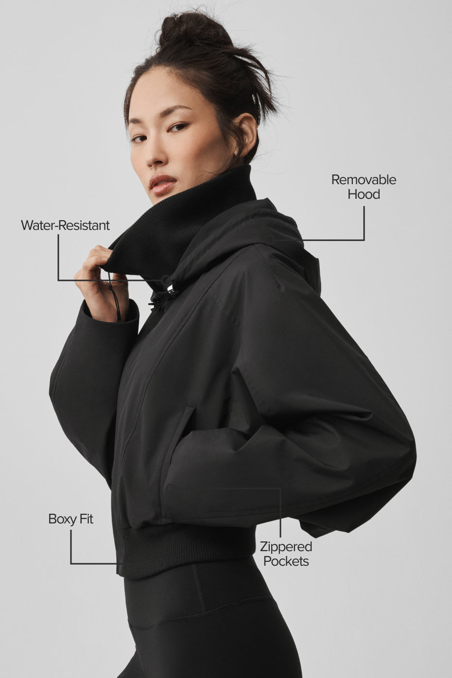Alo Yoga First Draft Jacket - Black - imagen 2