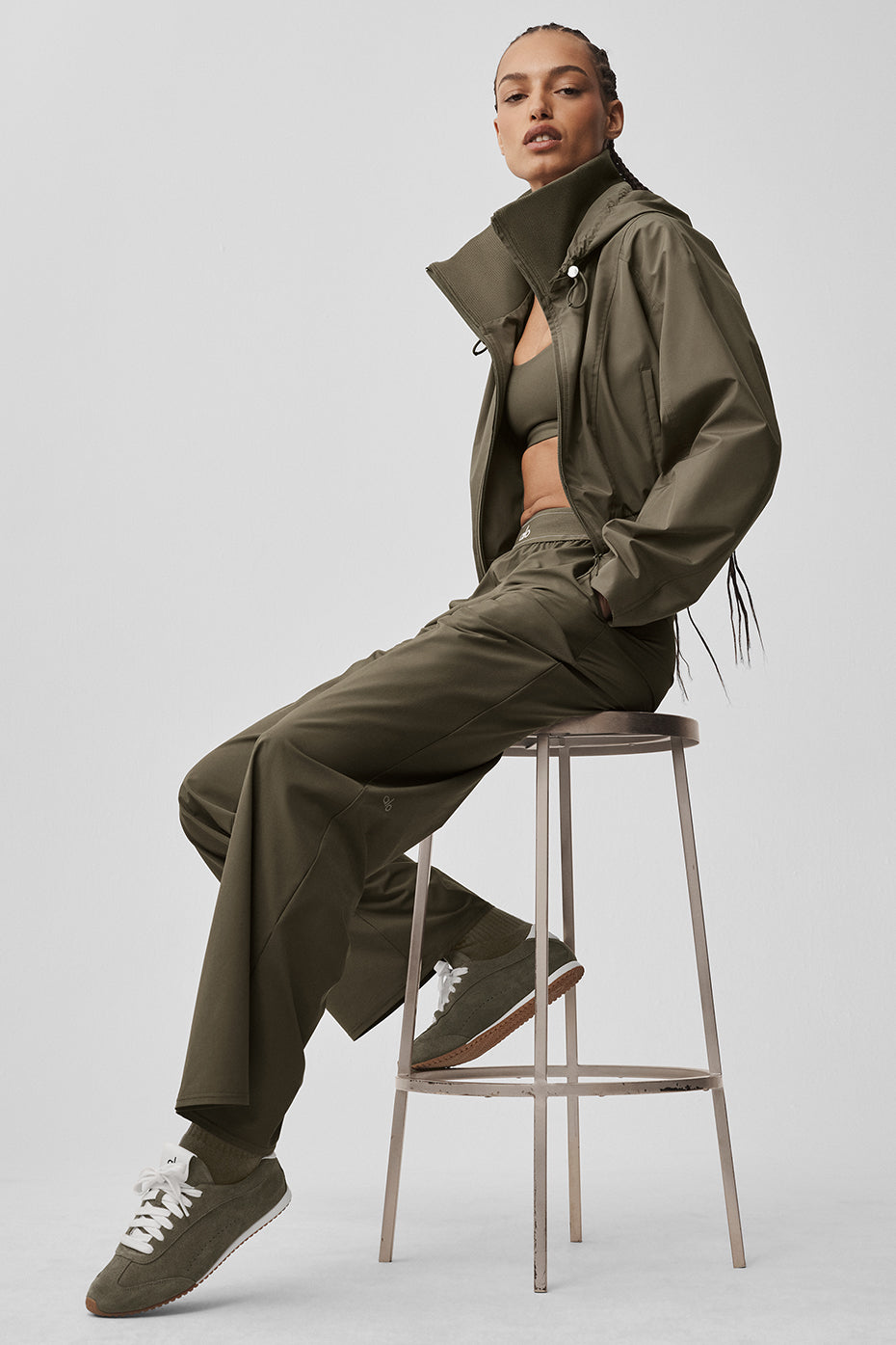 Alo Yoga First Draft Jacket - Olive Tree - imagen 6