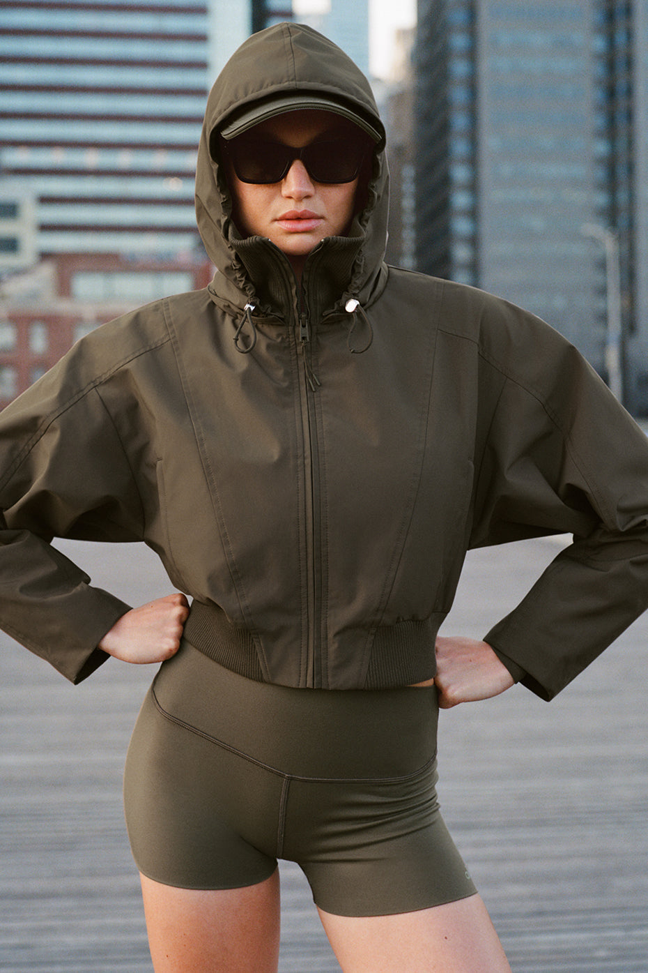 Alo Yoga First Draft Jacket - Olive Tree - imagen 1