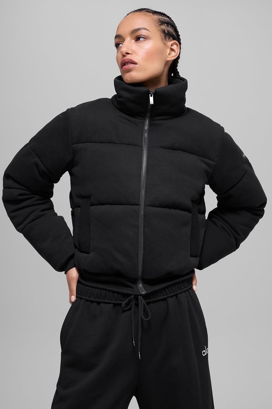 Alo Yoga Sweatshirt Puffer - Black - imagen 1