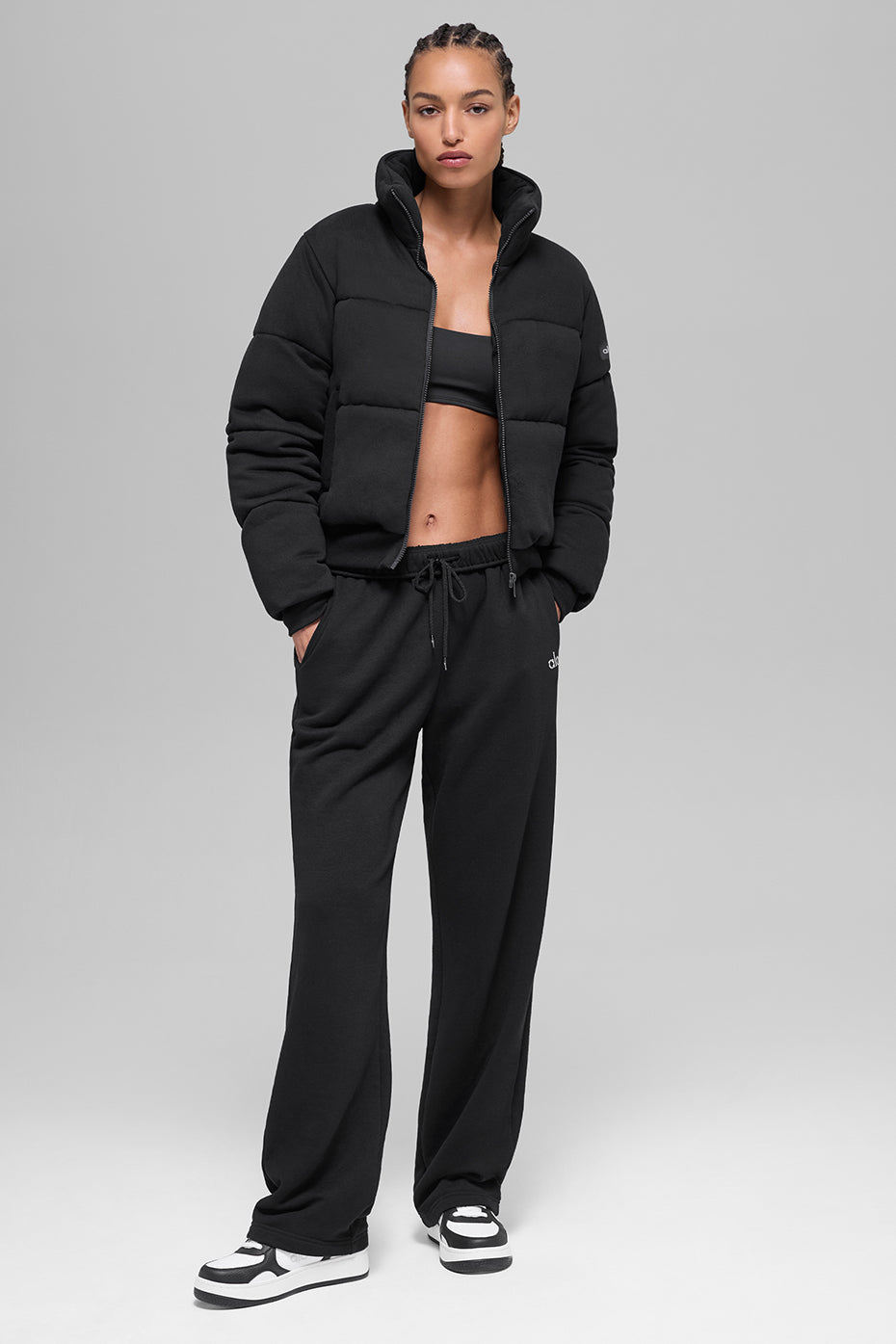 Alo Yoga Sweatshirt Puffer - Black - imagen 5