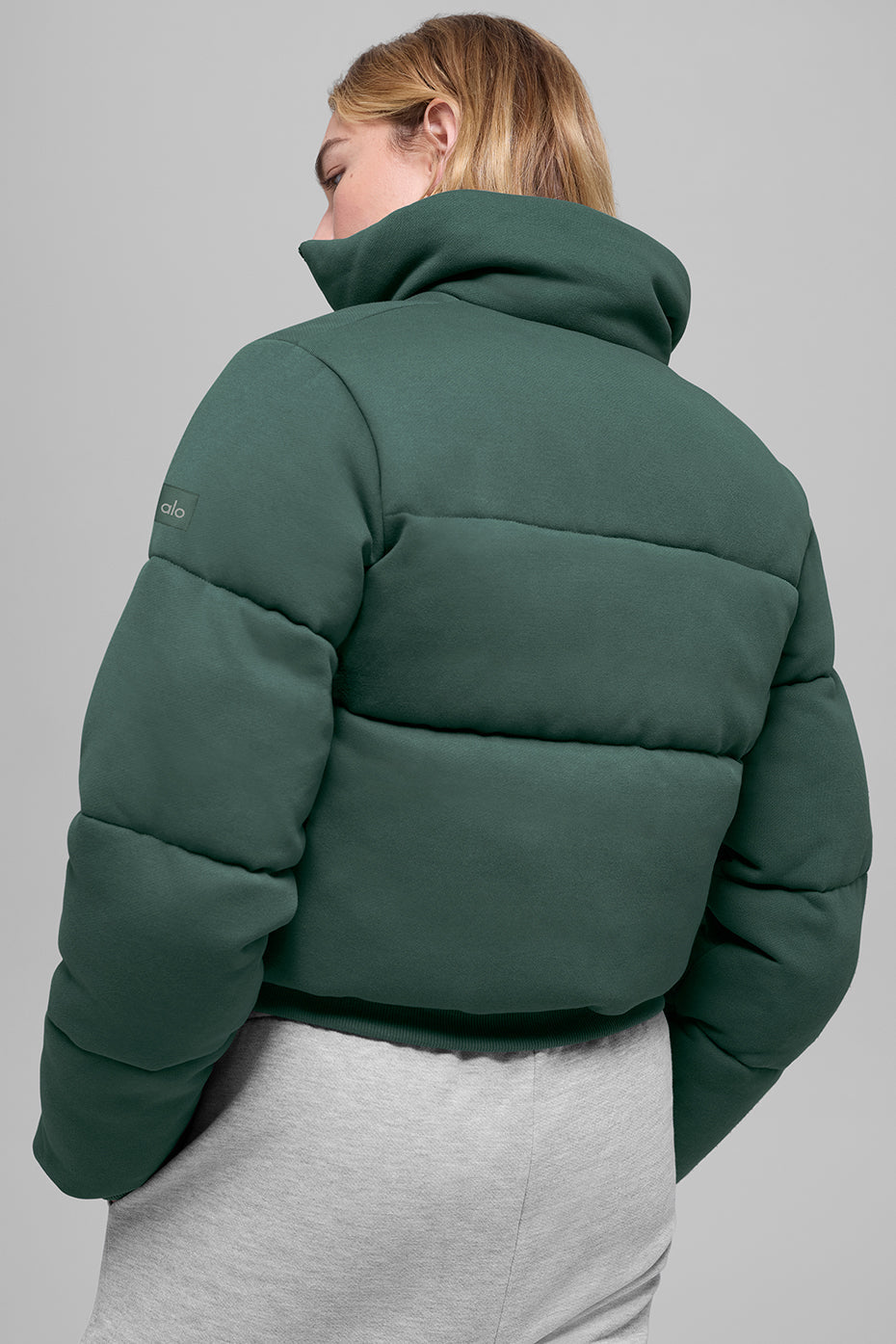 Alo Yoga Sweatshirt Puffer - Clover Green - imagen 3