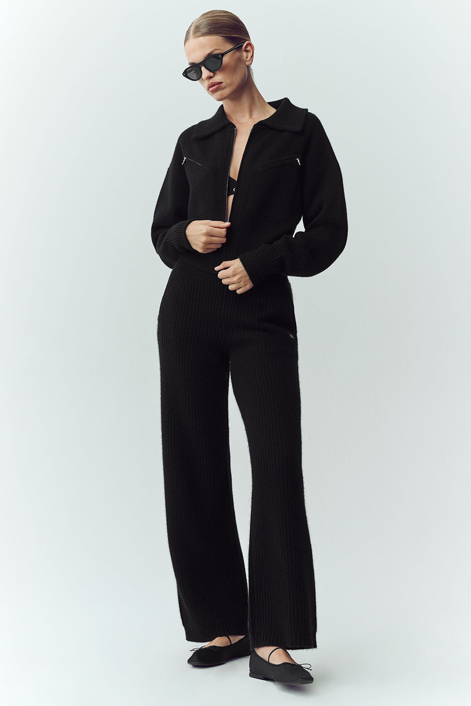 Alo Yoga Cashmere Radiate Jacket - Black - imagen 4