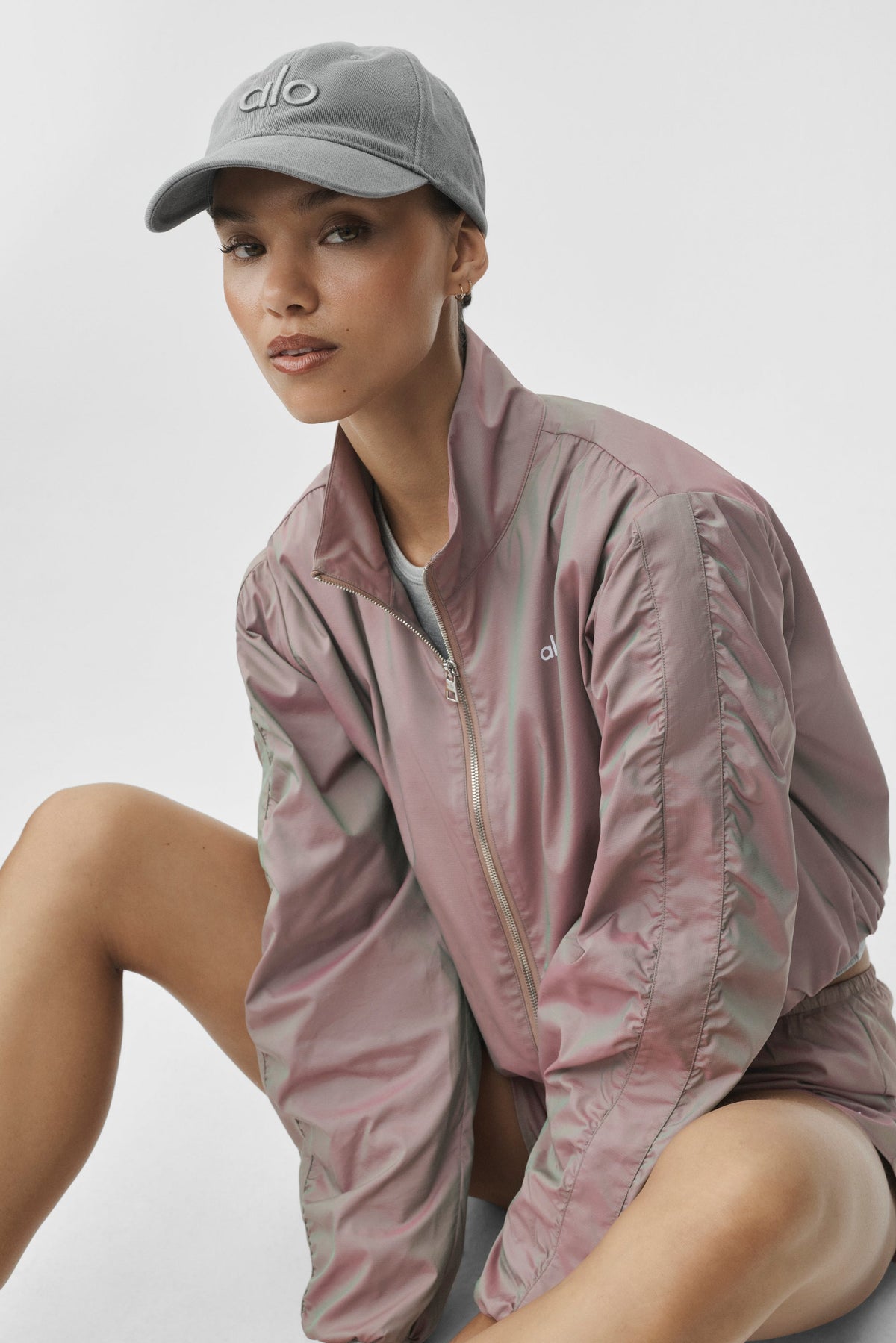 Alo Yoga Prismatic Jacket - Pink Moonlight - imagen 5